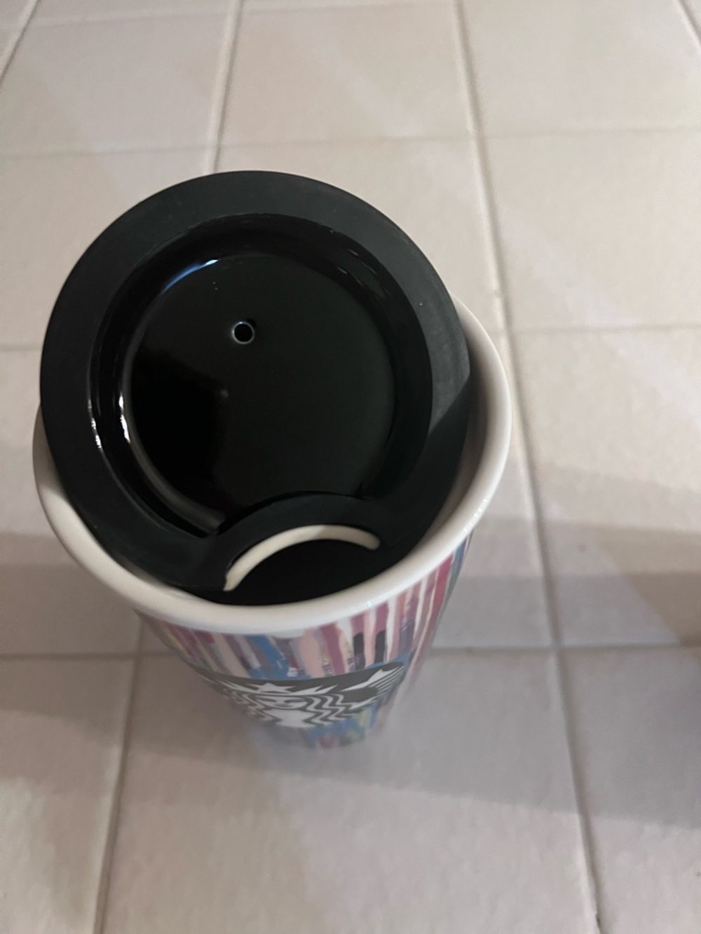Starbucks Drip Paintets  Ceramic Tumbler - Multicolor - Picture 3 of 5